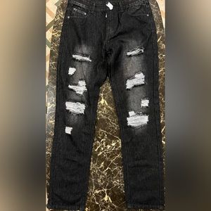 Men brand new distress jeans